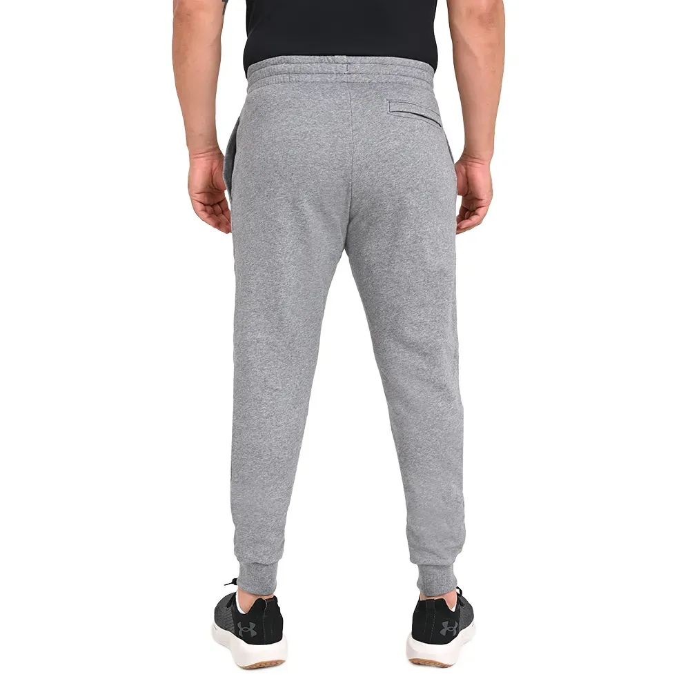 Under Armour Calca 1379774-025 M RIVAL FLEECE Cinza Algodao -6-